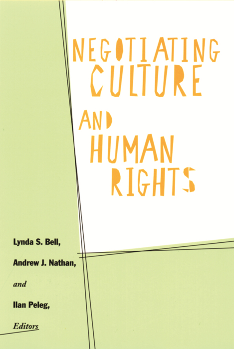 Book Negotiating Culture and Human Rights free