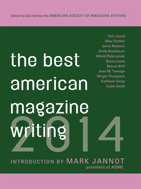 Book The Best American Magazine Writing 2014 free