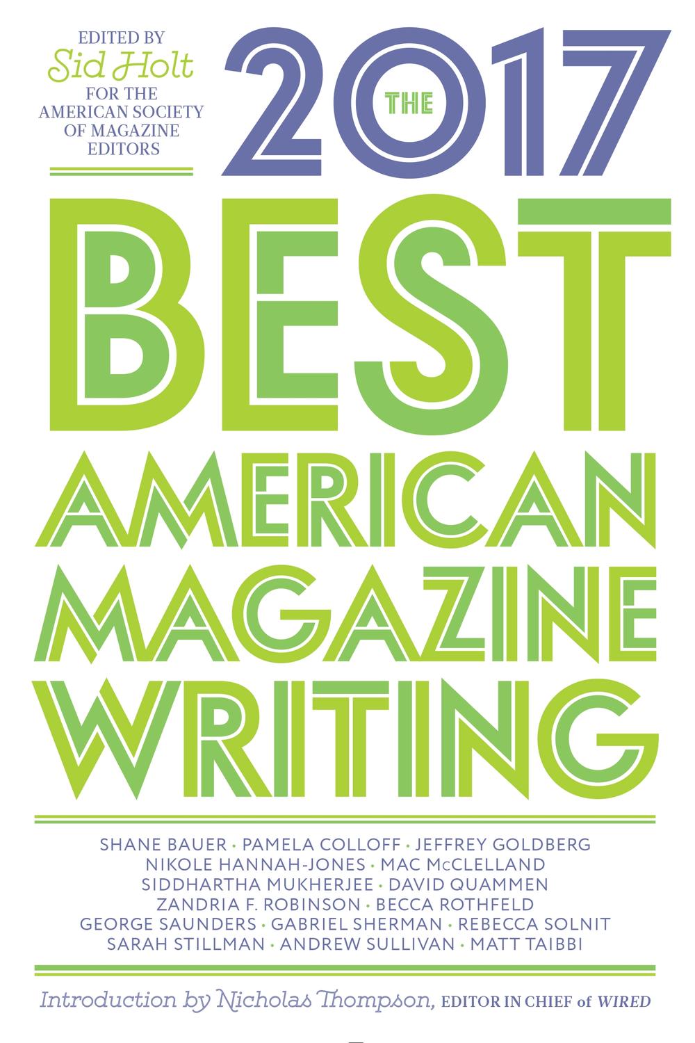 Book The Best American Magazine Writing 2017 free