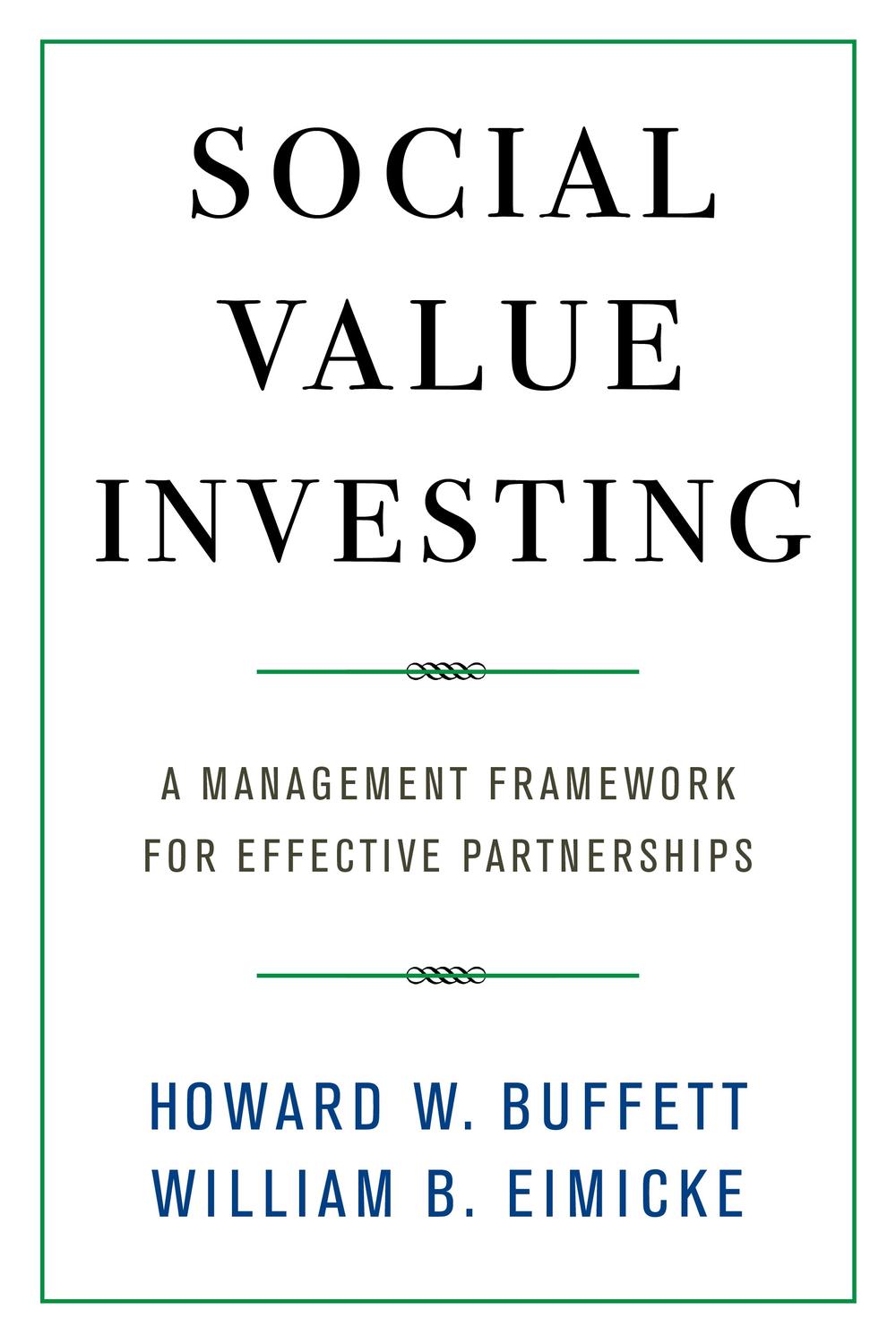 Book Social Value Investing: A Management Framework for Effective Partnerships free
