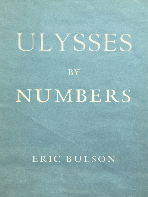 Book Ulysses by Numbers free
