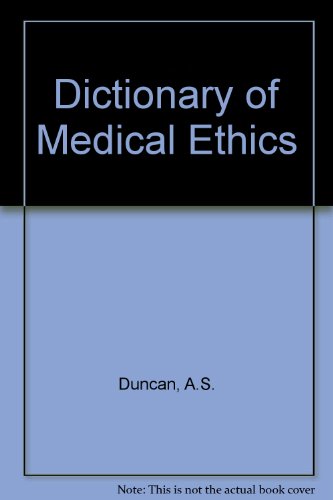 Book Dictionary of medical ethics free