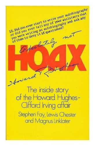Book Hoax: Inside Story of the Howard Hughes-Clifford Irving Affair free