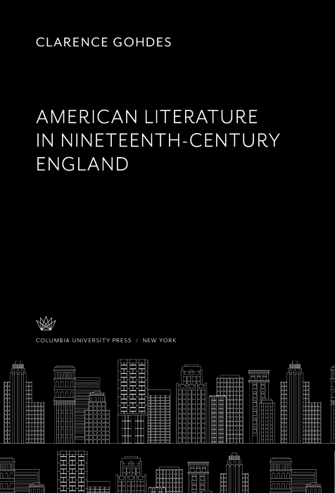 Book American Literature. in Nineteenth-Century England free