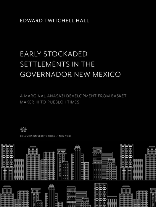 Book Early Stockaded Settlements in the Governador New Mexico free
