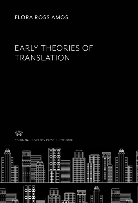 Book Early Theories of Translation free