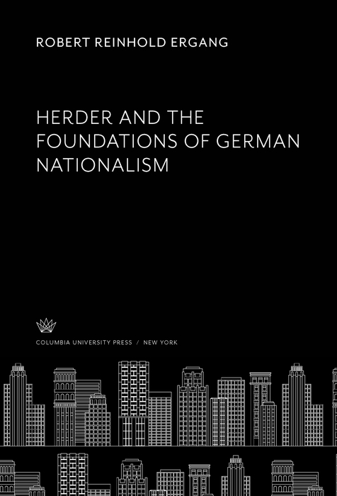 Book Herder and the Foundations of German Nationalism free