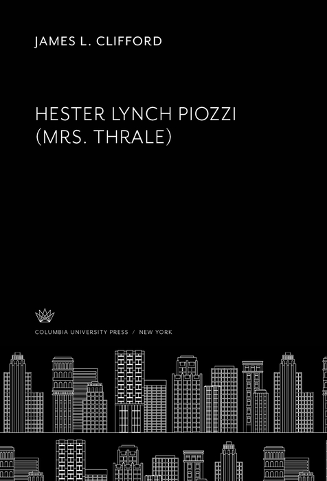 Book Hester Lynch Piozzi (Mrs. Thrale) free