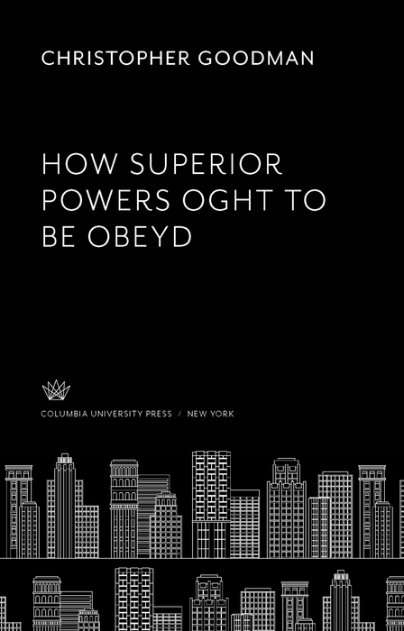 Book How Superior Powers Oght to Be Obeyd free
