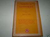 Book Problems Of Authority. free