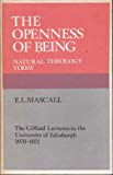 Book The Openness of Being: Natural Theology Today free