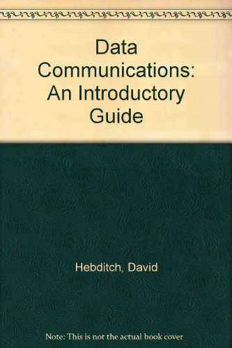 Book Data communications: An introductory guide free