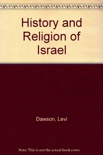 Book The History and Religion of Israel from the Death of Solomon to the Fall of Jerusalem free