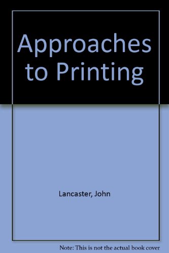 Book Approaches To Printing free Book Approaches To Printing free