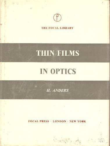 Book Thin Films in Optics free