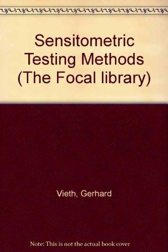 Book Sensitometric testing methods =: Messverfahren der Photographie free