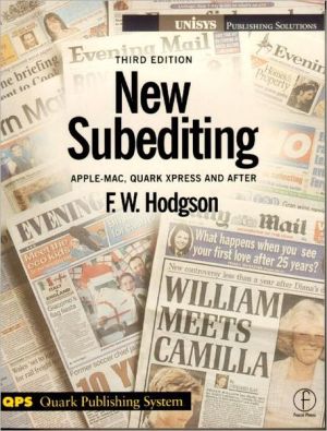 Book New Subediting, Third Edition: For Quark Users (Quark Publishing System) free
