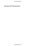 Book Acoustics and Psychoacoustics, Second Edition (Music Technology) free