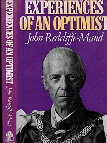 Book Experiences of an optimist: The memoirs of John Redcliffe-Maud free