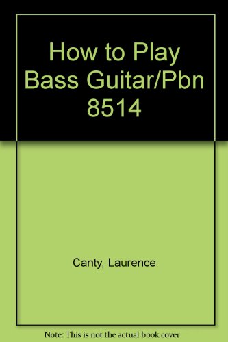 Book How to Play Bass Guitar/Pbn 8514 free
