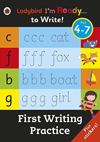 Book First Writing Practice: Ladybird I'm Ready to Write Sticker Activity Book free