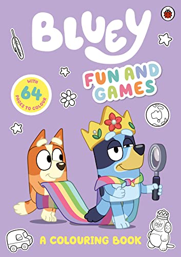 Book Bluey: Fun and Games Colouring Book free