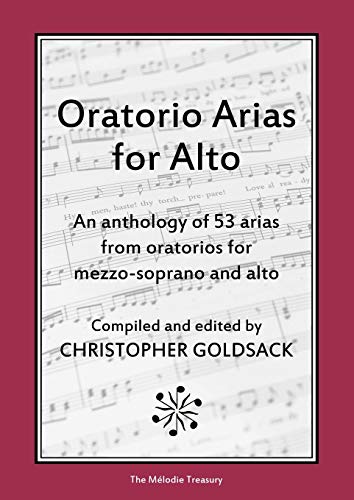 Book Oratorio Arias for Alto free