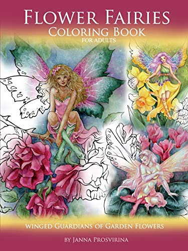 Book Flower Fairies: Coloring Book for Adults: Winged Guardians of Garden Flowers free