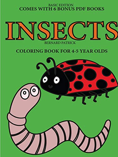 Book Coloring Book for 4-5 Year Olds (Insects) free