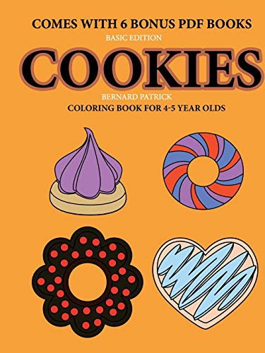 Book Coloring Book for 4-5 Year Olds (Cookies) free
