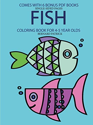 Book Coloring Book for 4-5 Year Olds (Fish) free