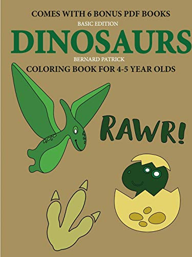 Book Coloring Book for 4-5 Year Olds (Dinosaurs) free