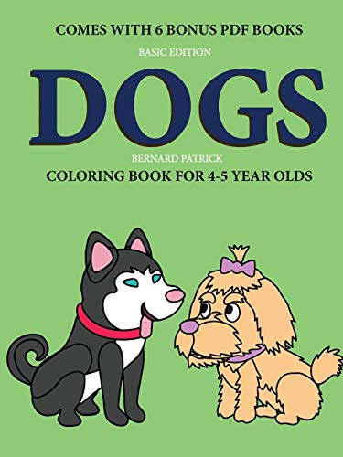 Book Coloring Book for 4-5 Year Olds (Dogs) free