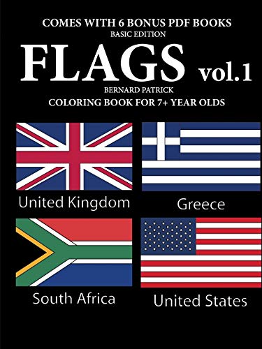Book Coloring Books for 7+ Year Olds (Flags Volume 1) free