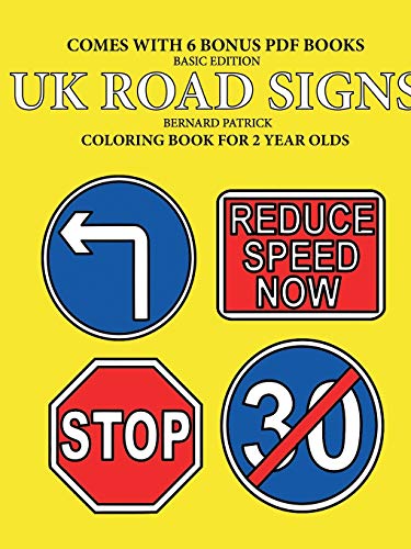 Book Coloring Books for 2 Year Olds (UK Road Signs) free