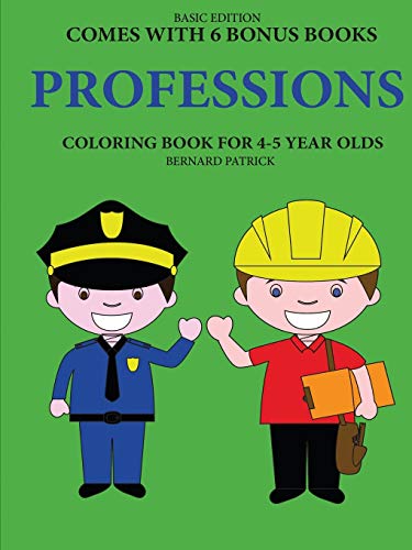 Book Coloring Books for 4-5 Year Olds (Professions) free
