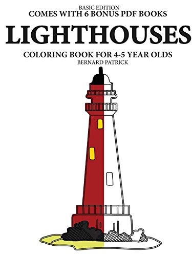Book Simple Coloring Books for 4-5 Year Olds (Lighthouses) free