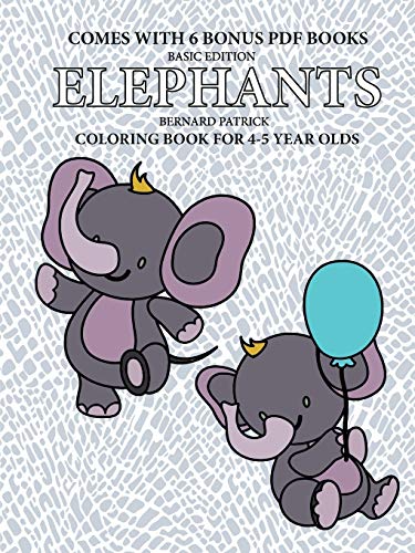 Book Coloring Book for 4-5 Year Olds (Elephants) free