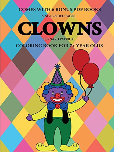 Book Coloring Book for 7+ Year Olds (Clowns) free