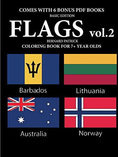Book Coloring Books for 7+ Year Olds (Flags vol. 2) free