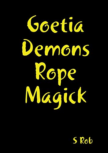 Book Goetia Demons Rope Magick free