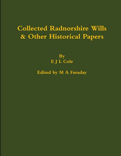 Book Collected Radnorshire Wills & Other Historical Papers free