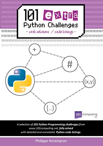 Book 101 Extra Python Challenges with Solutions / Code Listings free