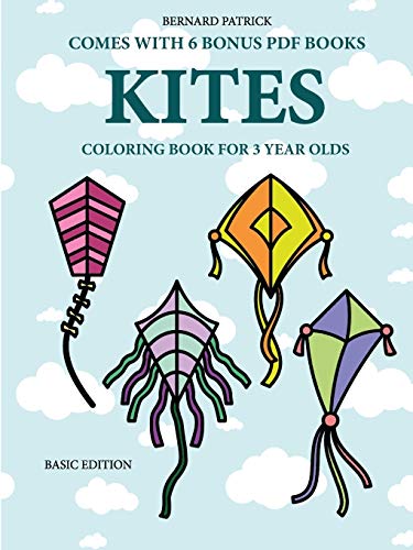 Book Coloring Book for 3 Year Olds (Kites) free