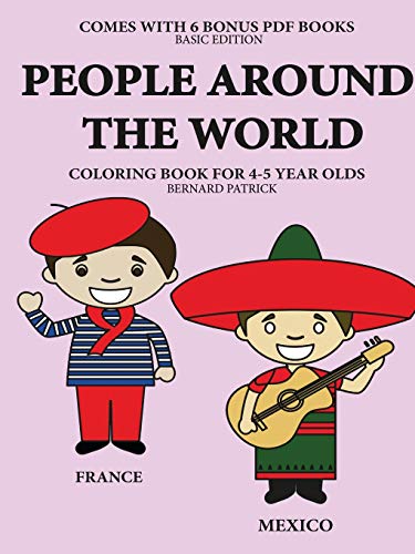 Book Coloring Books for 4-5 Year Olds (People Around the World) free