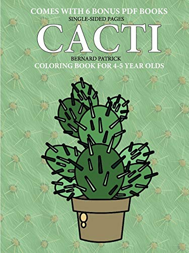 Book Coloring Book for 4-5 Year Olds (Cacti) free