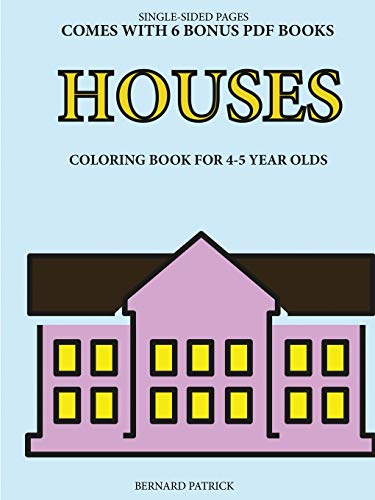 Book Coloring Book for 4-5 Year Olds (Houses) free