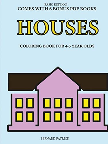 Book Coloring Book for 4-5 Year Olds (Houses) free