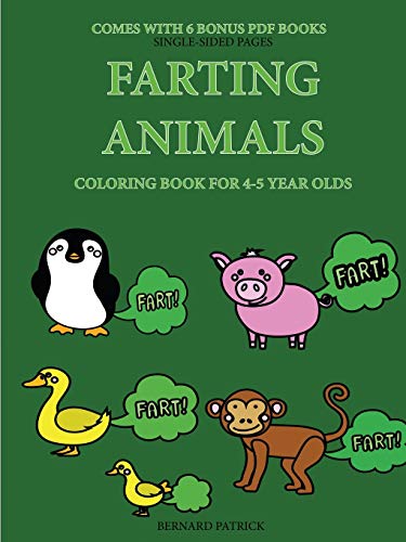 Book Coloring Book for 4-5 Year Olds (Farting Animals) free