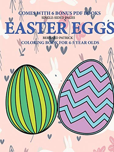 Book Coloring Book for 4-5 Year Olds (Easter Eggs) free